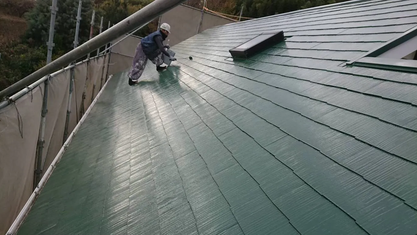 スレート瓦屋根塗装